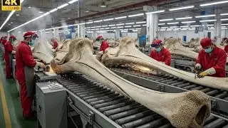 How Camel Bone is Processed for Luxury Furniture Inlays - Inside a Modern Workshop (Full Process)