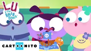 Lu and the PIRATE Book 📖🏴‍☠️| Lu & the Bally Bunch | Cartoonito