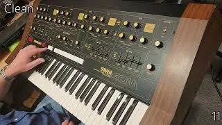 Yamaha CS-40m Demo - No Talking
