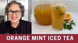 How to Make Orange Iced Tea  with Mint Recipe | The Frugal Chef