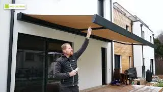 kadeco 380 Vollkassettenmarkise. Top Markise, optional mit LED und Vario Volant