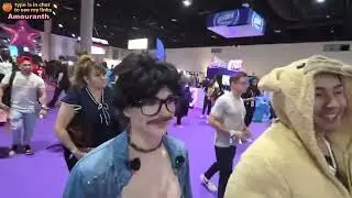 Forced to Chase Clout with Kaya & Hasan at TwitchCon (Amouranth's View)
