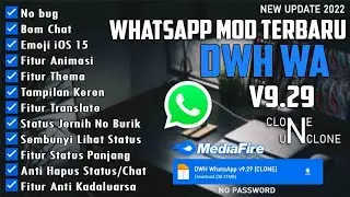 WhatsApp Populer 2022 || DWH WhatsApp v9.30 Fitur Lengkap 2022 -Efek ANimasi