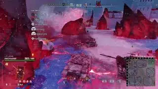 Playing Christmas tanks