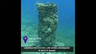 Underwater statues lure diving aficionados in Egypt's Dahab