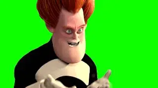 Cиндром Суперсемейка  | Syndrome The Incredibles | Green Screen