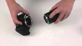 Changing lenses on the Canon EOS 550D / Rebel T2i camera