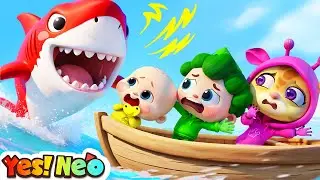 Learn Colors with Color Sharks | Color Sharks in the Water | Nursery Rhymes & Kids Songs | Yes! Neo