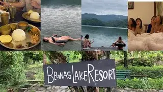 We flew to Pokhara for staycation at 📍Begnas Lake Resort | Vlog 1 |