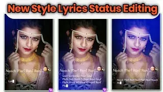 How To Make Trending Typing Text Lyrics Status Video | Instagram Typing Status Editing | Instagram