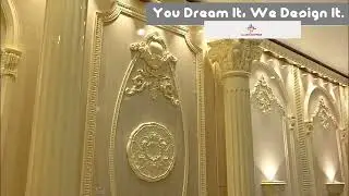 Banquet Hall Design || Fiber Decoration Work || Latest Design || Kaden Koppers