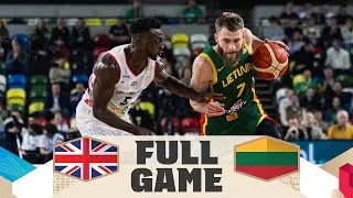Great Britain v Lithuania | Full Basketball Game |  FIBA Basketball World Cup 2027 European Qualif.