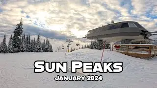 A RUN THROUGH SUN PEAKS TERRAIN PARK! (Kamloops)