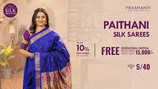 GSF | Launch 05/40 | Pure Paithani Silk Sarees | Flat 10% OFF