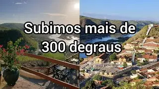 FAMOSO  CONHECER PELA A PRIMEIRA VEZ A IGREJINHA SUBIMOS  MAIS DE 300 DEGRAUS 