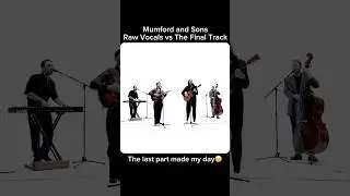 Mumford and Sons Raw Vocals vs Final Track! #marcusmumford #mumfordandsons #prizefighter #newmusic