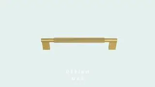 Kordyn Knurled Matte Solid Brass Appliance Pull, Where Industrial Texture Meets Warm, Modern Luxury