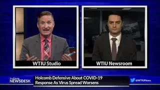 Holcomb Defensive About COVID-19 Response As Virus Spread Worsens