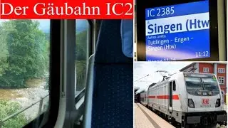 IC2 Mitfahrt von Stuttgart bis Singen/ ganze Mitfahrt: Stuttgart West bis vor Spaichingen/ Gäubahn