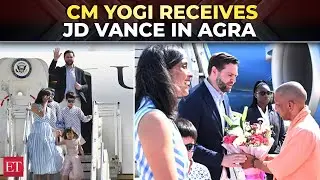 JD Vance arrives in Uttar Pradesh’s Agra on third day of India visit, CM Yogi receives US VP, family