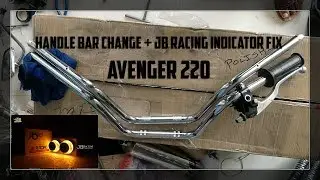 Bajaj Avenger Bar end light | Handlebar Change |