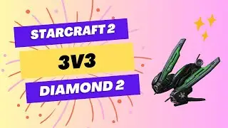 Starcraft 2 3v3 - Diamond 2 - Terran Gameplay (Marine/Tank)