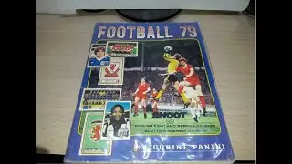 Panini COMPLETE UK Football 79 sticker album review. 1979 English Premier League.