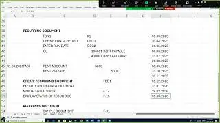 RECURRING ENTRY CREATION AND POSTING 04
