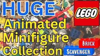 Reorganizing my HUGE Lego Franchised, Animated Minifigure Wall Display!
