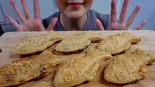 Mukbang Bungeoppang 붕어빵 팥붕 슈붕 먹방
