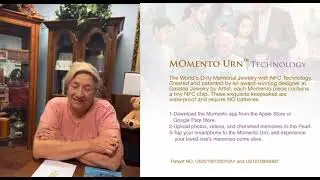 Cremation jewelry with technology