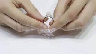 Birgie Diamant | Bague Perle Et Diamants - 217R0039