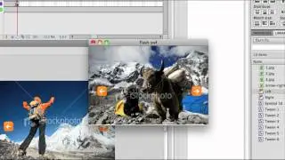 Web Design Tutorial - Fading Image Slideshow in Flash #2