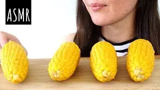 ASMR Eating Sounds: Crunchy Corn on the Cob (No Talking)