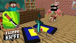 FLIPPY KNIFE CHALLENGE- Minecraft Animation