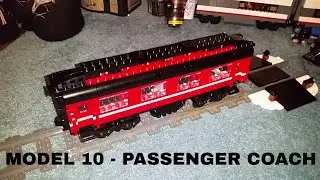 Lego Factory train model 10 - Passenger coach