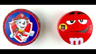 🔥 ASMR Candy Collection | Red M&M&rsquo;s & Paw Patrol