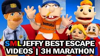 SML Movie : TOP JEFFY BEST ESCAPE VIDEOS | 3H MARATHON !!! Best Jeffy Moments!