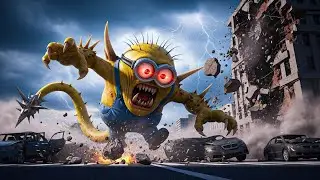 Minion Mutant Scorpion Horror Story | Dark Transformation & City Destruction