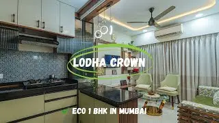 1BHK Compact Home Interior | 317 Sq-Ft Flat at Lodha Crown, Thane by Home Magazine