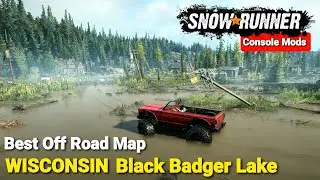 SnowRunner - Best Off Road Map - WISCONSIN - Black Badger Lake | Gameplay 4K