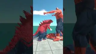 Spider-Man Godzilla vs Red Hulk Titan 🔥