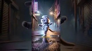 A cute baby kitten cat dance#catentertainment #catdance #cat #catanimation #catvideos #funny