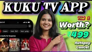 Kuku TV App Review | Free Trial & Autopay Cancel Full Guide | Dtech Tamil