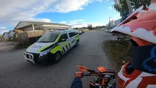 KTM EXC WHEELIE FORAN POLITI - ELVERUM CRAZY RIDEOUT
