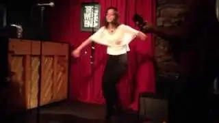 Camille Schmoeker tap dancing at TRACT 187 w/ Ronnie, RA, & Carson - 8/6/2014