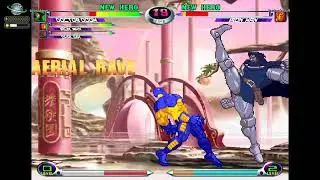 MvC2 Doctor Doom 75% empty jump low & airdash crossup mixups to Super photon array 120925