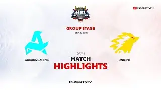 Aurora vs ONIC PH HIGHLIGHTS MPL PH S16 | ONIC VS RORA ESPORTSTV