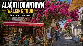 Ala&ccedil;atı, Turkey | Walking Through Turkish Bazaars, Local Life & Boutique Hotels (4K)