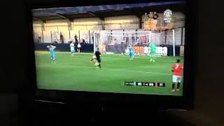 james wilson 4 goals v man city MSC final.